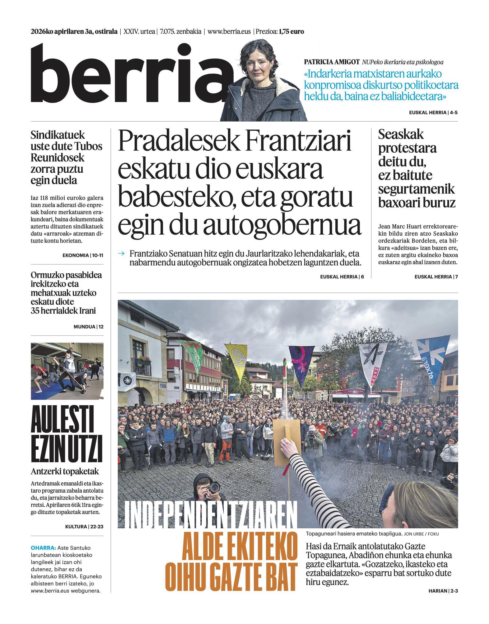 BERRIA egunkaria (@berria@mastodon.eus)