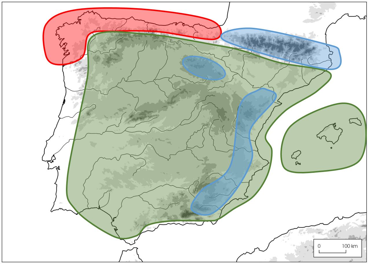 Benito Fuentes en iragarpen-mapa