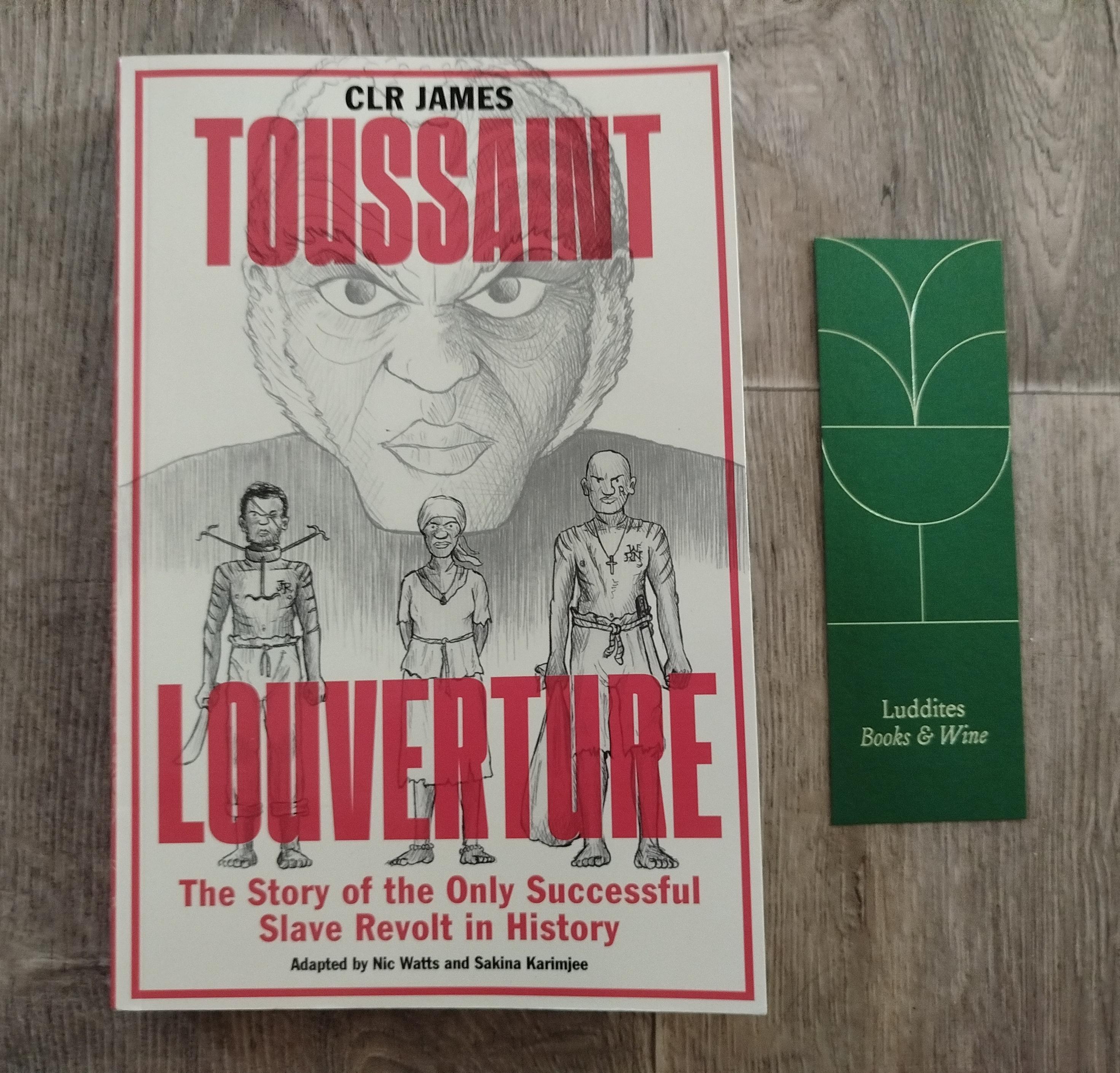 Touissant Louverture la milia eta alboan dendaren orri-markagailu berdea